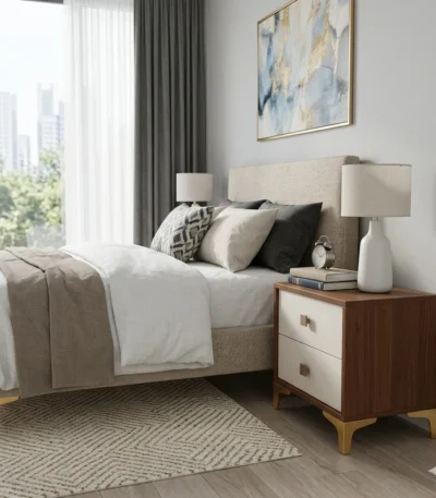 Luxe Particle Board Side Table