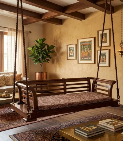 Furious Teak Swing 5x2 with Cushion