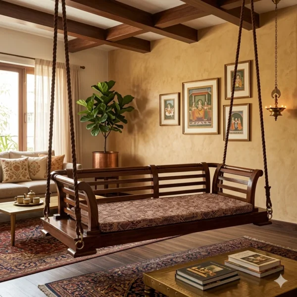 Furious Teak Swing 5x2 with Cushion