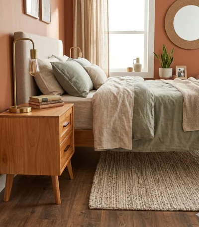 Panel Teak Ply Side Table