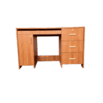 Console Particle Board Computer Table with Keyboard Tray