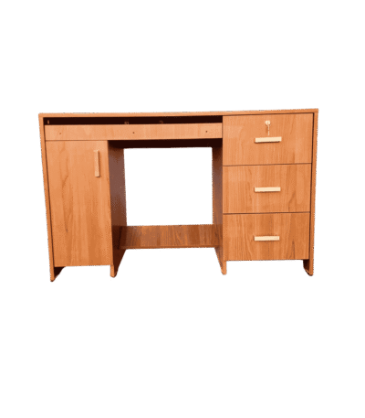 Console Particle Board Computer Table with Keyboard Tray