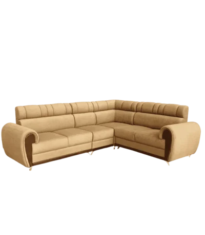 Kunafa Full Cover Corner Sofa Set 2+2+1