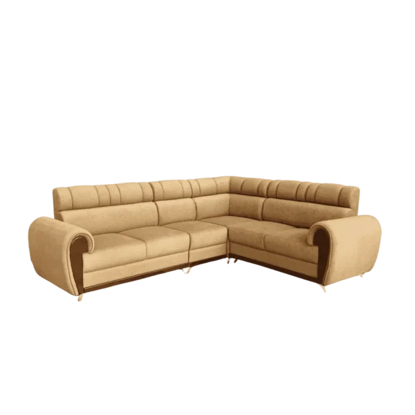 Kunafa Full Cover Corner Sofa Set 2+2+1