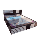 GeoLine Particle Board Cot 6ft King Size with 2 Storage Boxes