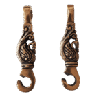 Swan Brass Swing Chain