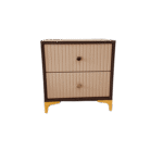 Nightstand PU Board Side Table