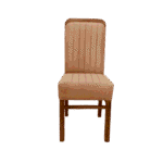 Stripe Teak Cushion Dining Chair