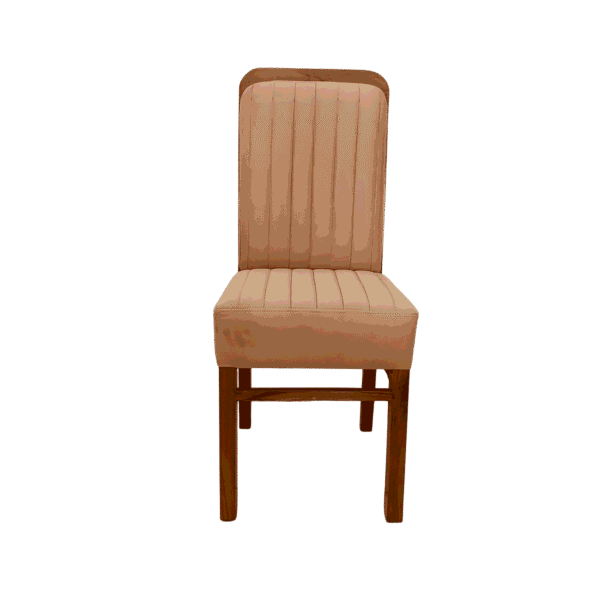 Stripe Teak Cushion Dining Chair