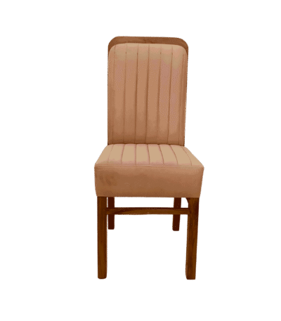 Stripe Teak Cushion Dining Chair
