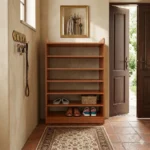 Open 7 Tier Particle Board Shoe Stand