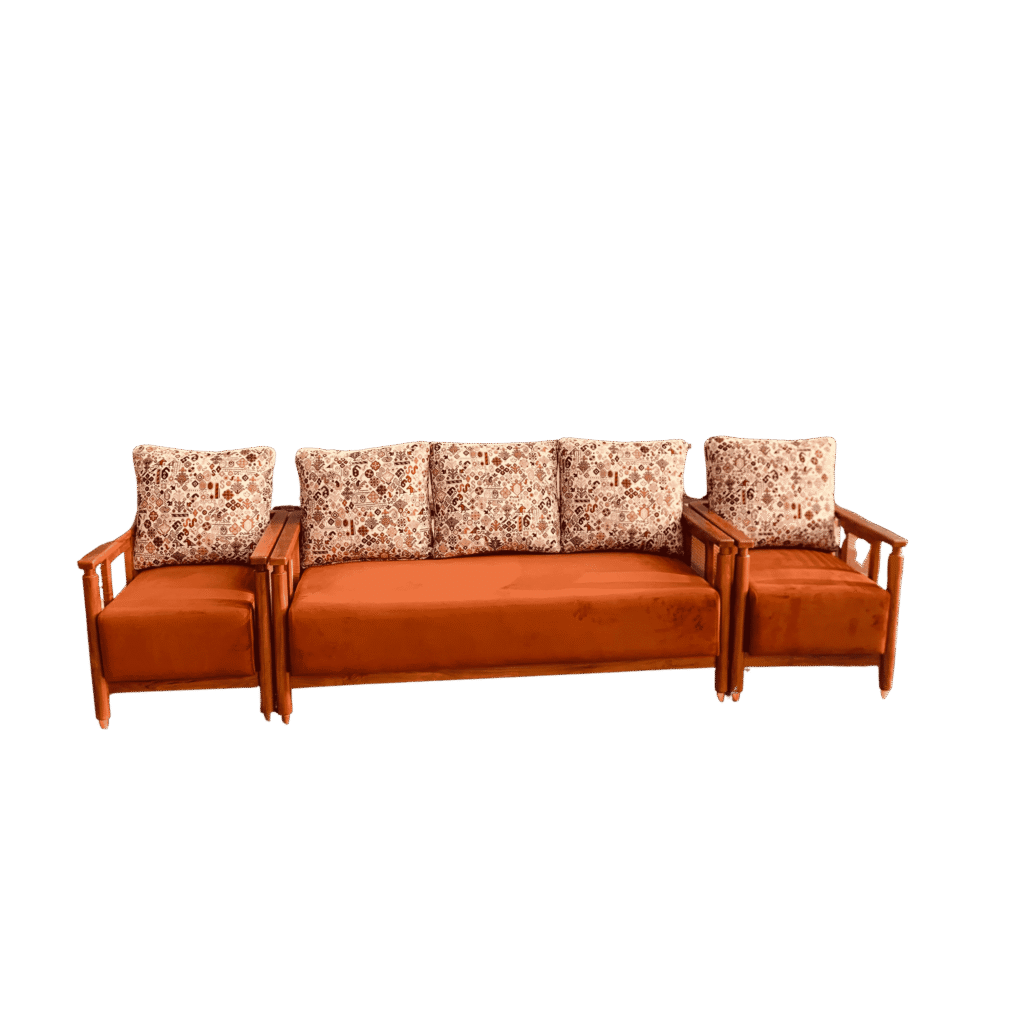 Royal Cane Teak Sofa Set 3+1+1