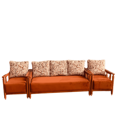 Royal Cane Teak Sofa Set 3+1+1