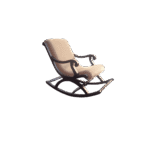 Dhruvam Teak Cushion Rocking Chair