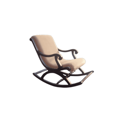 Dhruvam Teak Cushion Rocking Chair