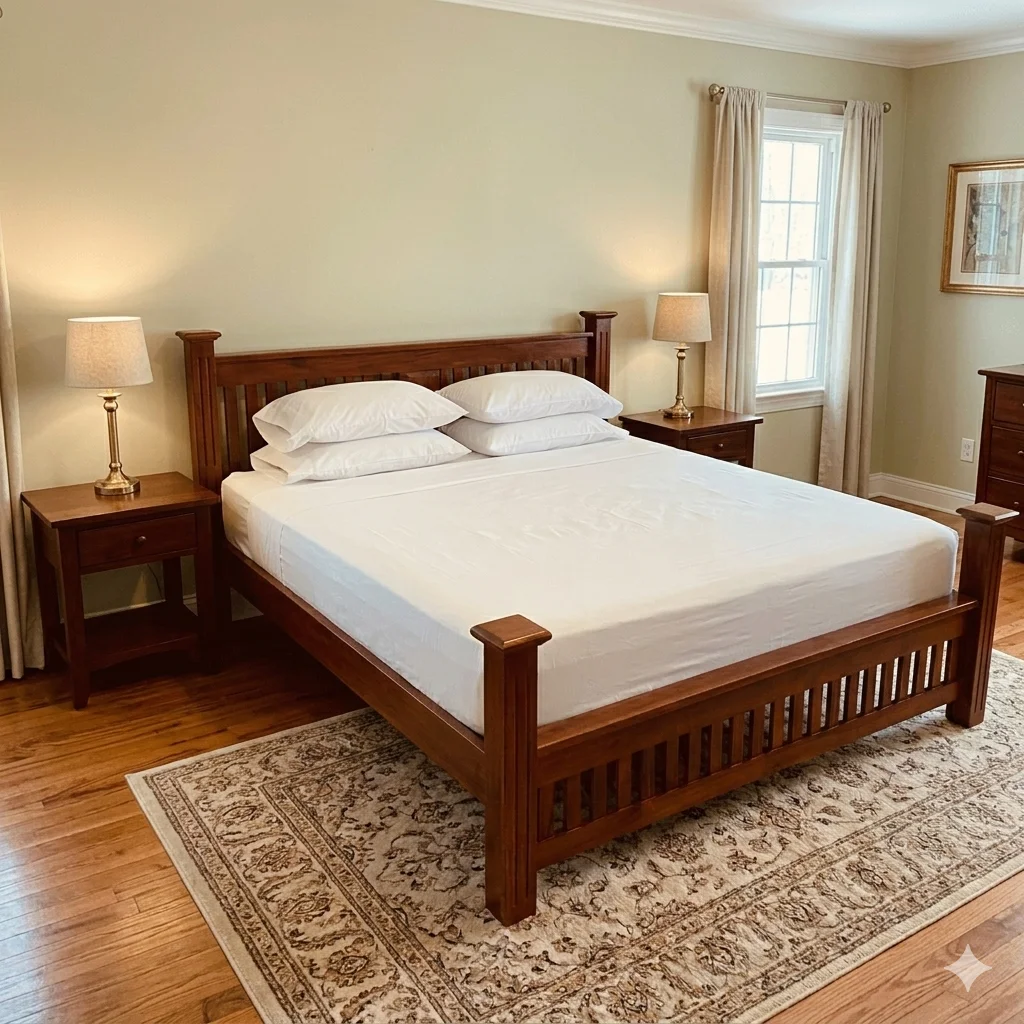 Reeper Teak Cot Reeper Teak Cot
