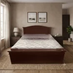 Floral Mahogany Cot